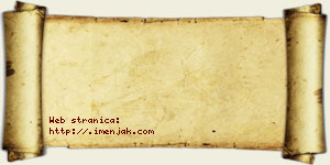 Hana Miljanić vizit kartica